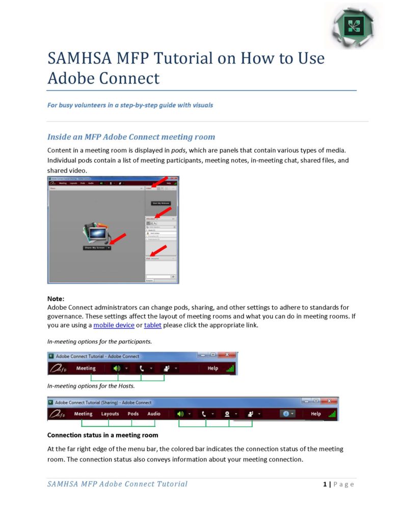MFP Adobe Connect Tutorial for Participants_Page_1